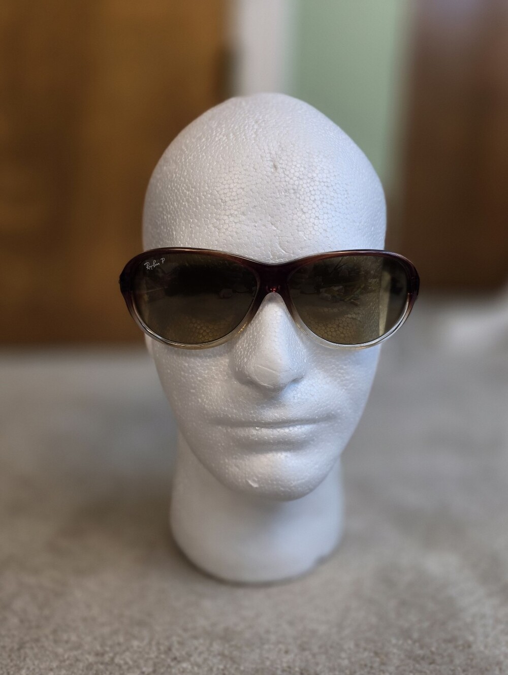 Ray-Ban RB4153 821/M2 Pipe Brown-Transp Gradient w/Polar Brown - Picture 9 of 12